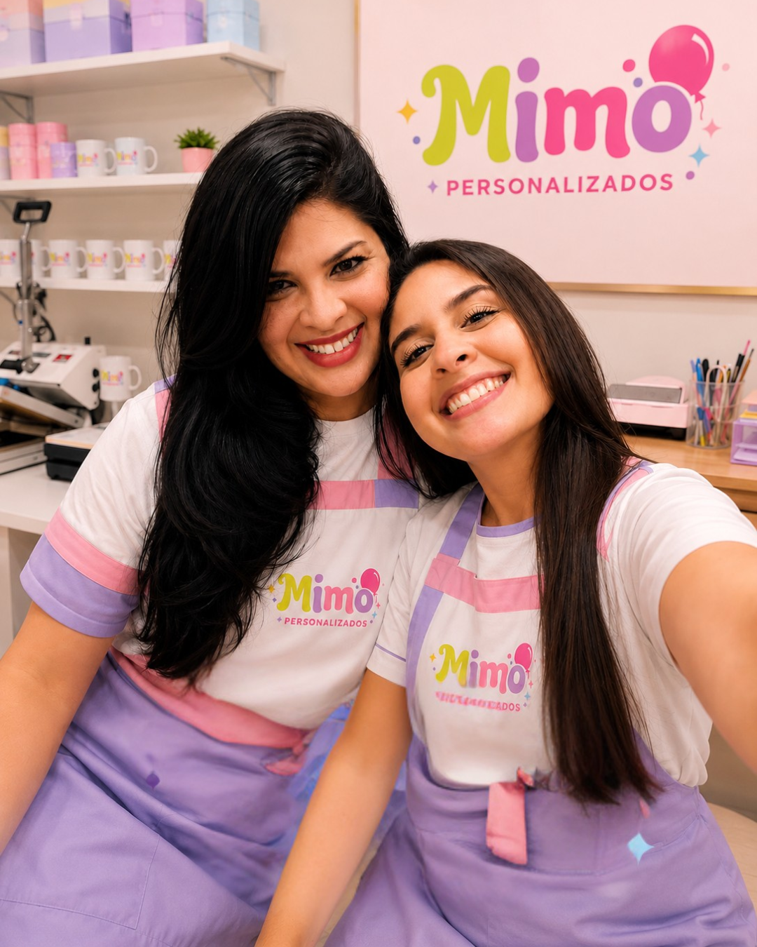 Mahyra e Halexia, fundadoras da Mimô